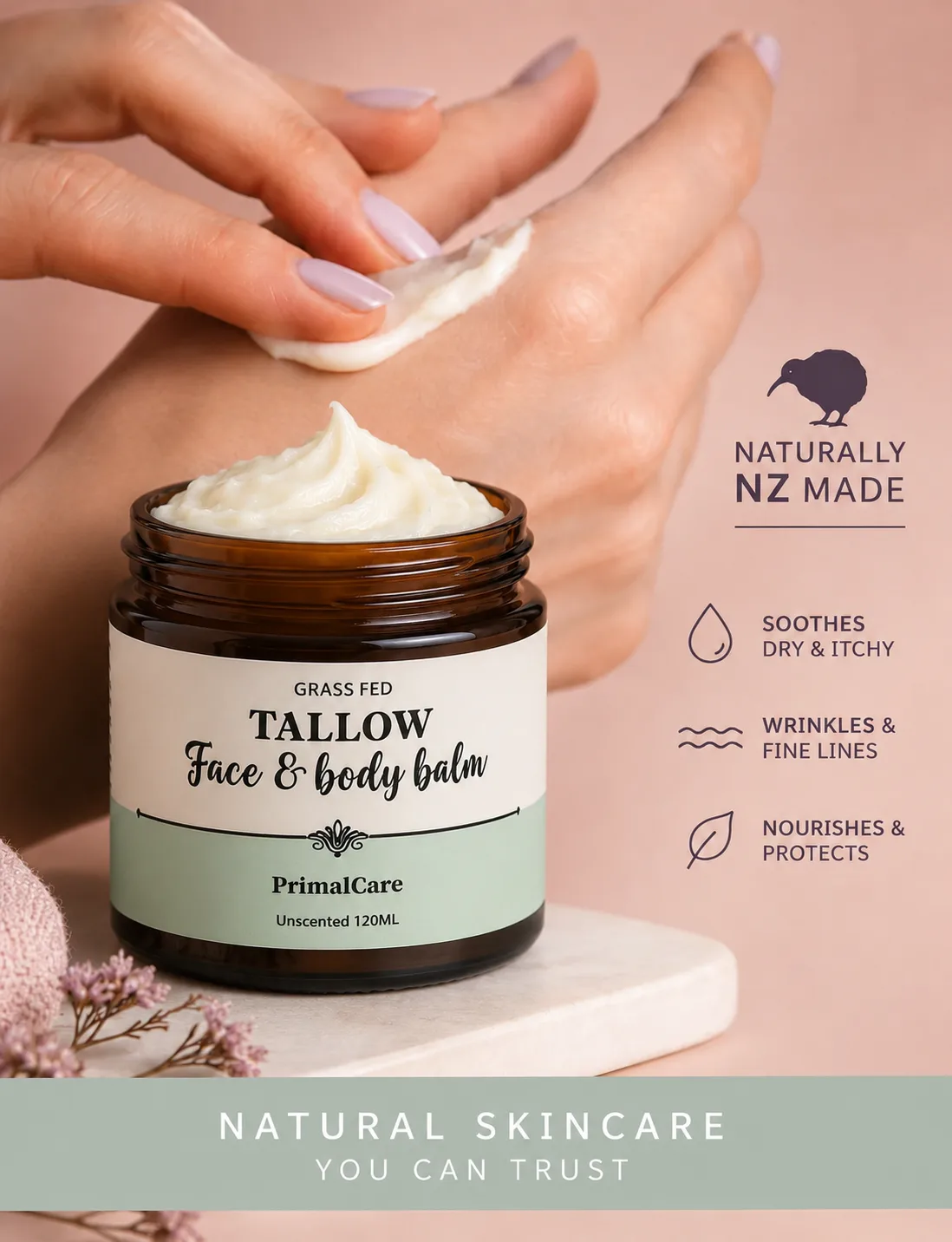 Unscented Tallow Balm