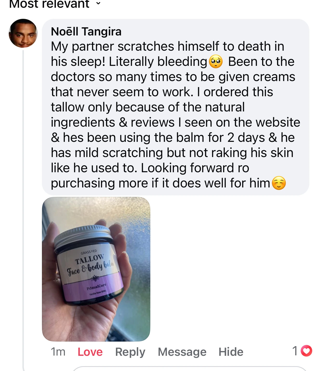 Customer review