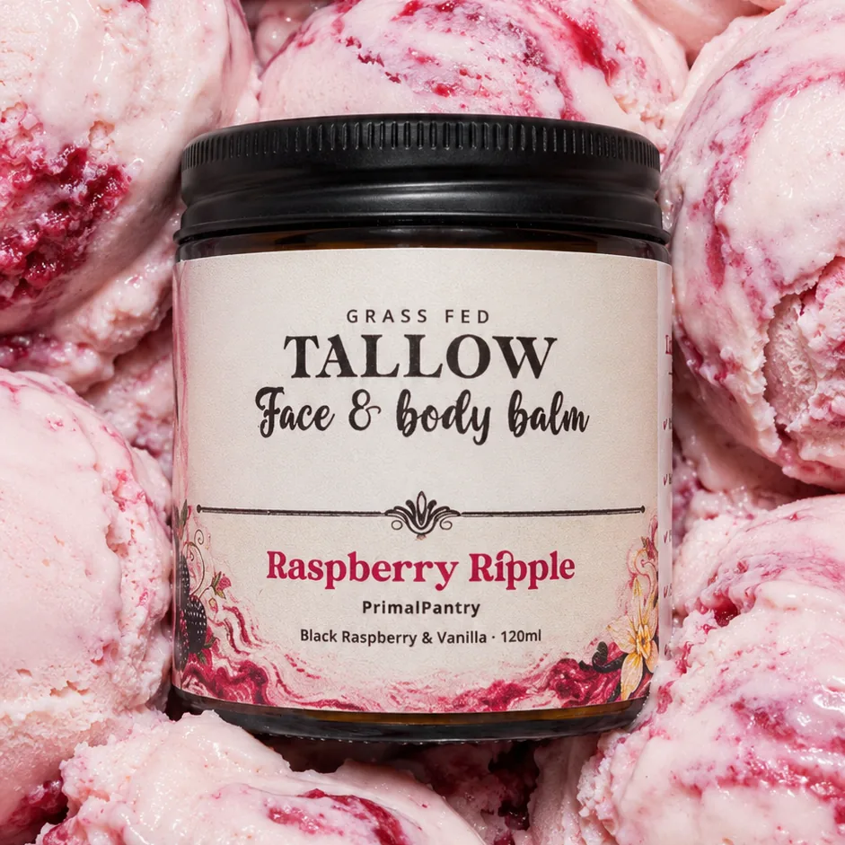 Raspberry Ripple Tallow Balm