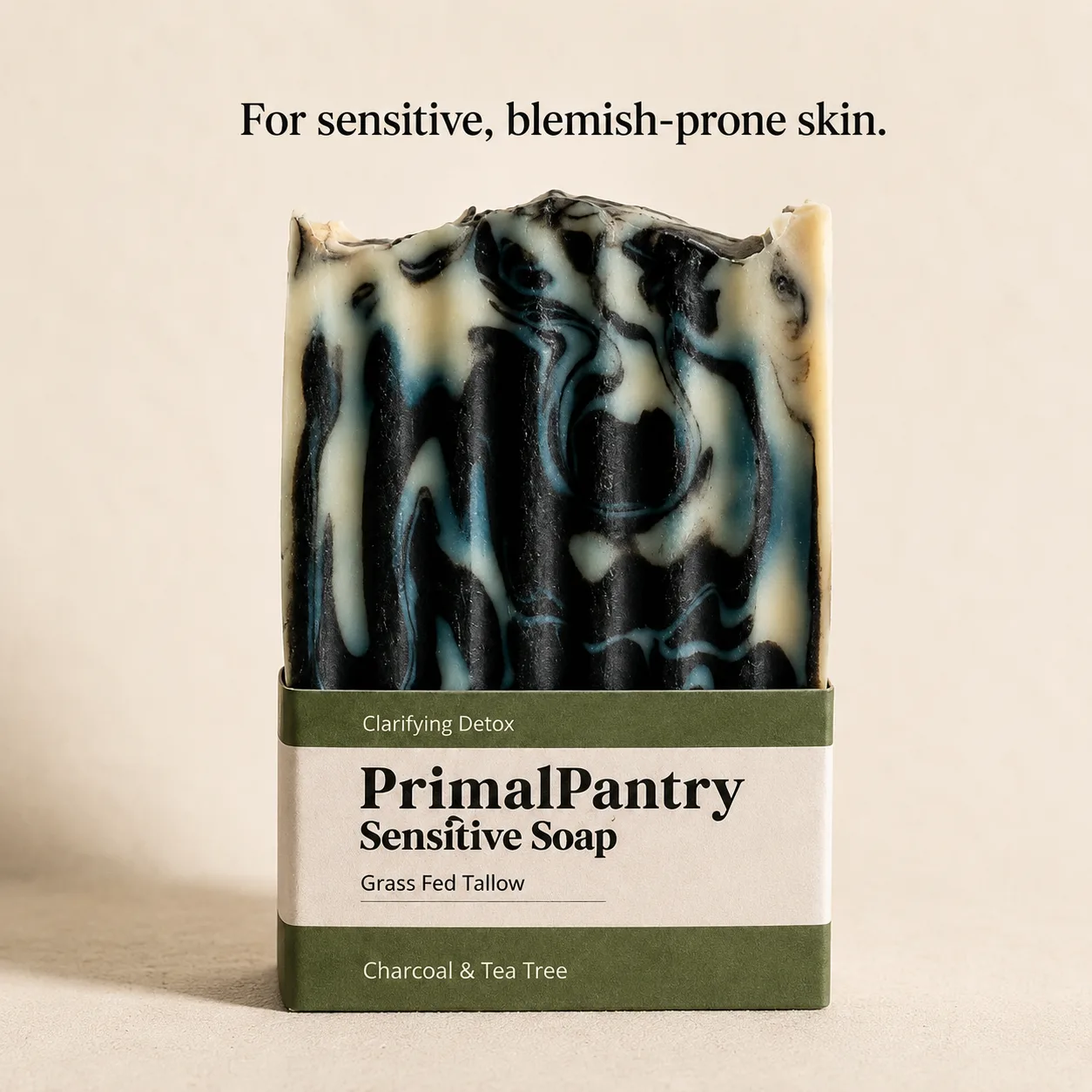 Clarifying Detox Body Soap — for sensitive, blemish-prone skin